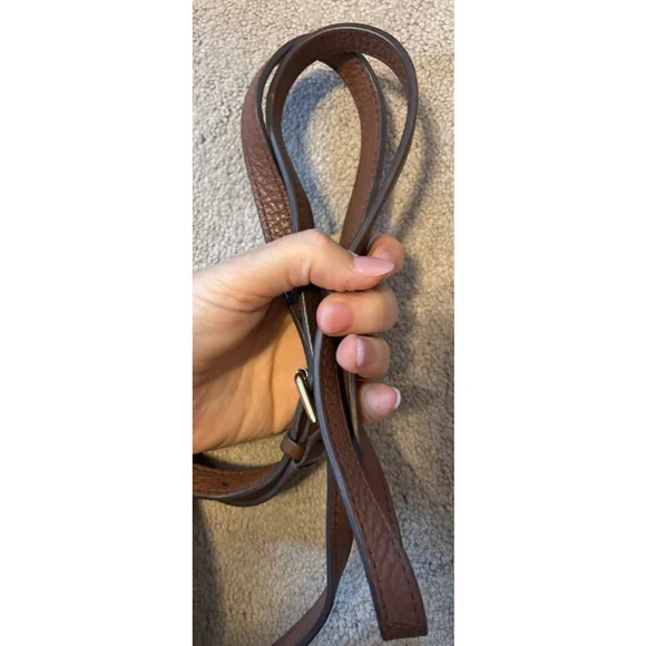 Fossil Sydney Fringe Crossbody Bag – Brown Pebbled Leather Boho Purse - Picture 8 of 8